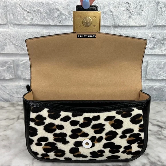 Kate Spade Katy Leopard Haircalf Medium Convertible Shoulder Bag & Crossbody